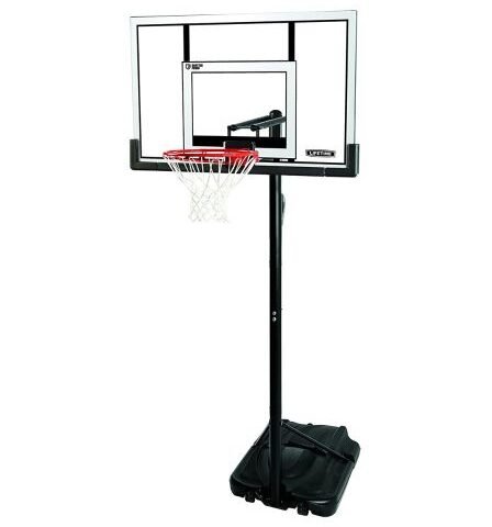 LIFETIME USA Basketball Portable Goal 90176 XL 52×33 3PC Action Grip
