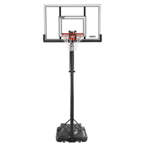 LIFETIME Basketball Portable Full Court 90228 Power Lift & Slam It