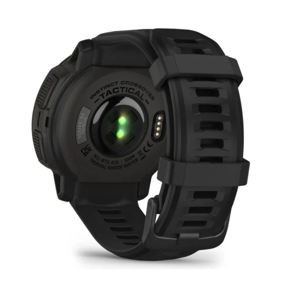 GARMIN Instinct Crossover Solar Tactical Edition Hybrid GPS Smartwatch Black 10-02730-00 view 3
