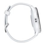 GARMIN Venu 3 GPS Smartwatch Silver Stainless Steel Bezel with Whitestone Case and Silicone Band 10-02784-00 view 2