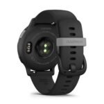 GARMIN Vivoactive 5 GPS Fitness Smartwatch Slate Aluminum Bezel with Black Case Silicone Band 10-02862-10 view 3