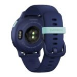 GARMIN Vivoactive 5 GPS Fitness Smartwatch Metallic Navy Aluminum Bezel with Navy Case and Silicone Band 10-02862-12 view 3