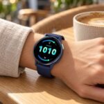 GARMIN Vivoactive 5 GPS Fitness Smartwatch Metallic Navy Aluminum Bezel with Navy Case and Silicone Band 10-02862-12 view 4