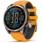 GARMIN Fenix 8 AMOLED Multisport Smartwatch Sapphire Titanium 47mm 10-02904-11