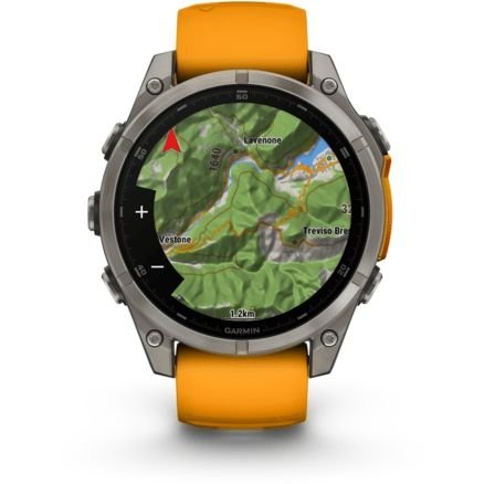 GARMIN Fenix 8 AMOLED Multisport Smartwatch Sapphire Titanium 47mm 10-02904-11 view 2