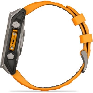 GARMIN Fenix 8 AMOLED Multisport Smartwatch Sapphire Titanium 47mm 10-02904-11 view 3