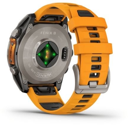 GARMIN Fenix 8 AMOLED Multisport Smartwatch Sapphire Titanium 47mm 10-02904-11 view 4