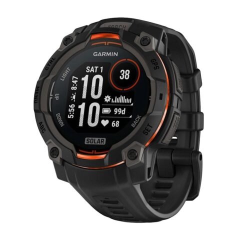 GARMIN Instinct 3 Solar GPS Outdoor Smartwatch Black with