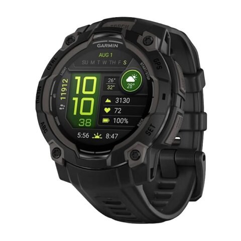GARMIN Instinct 3 AMOLED GPS Outdoor Smartwatch Black with