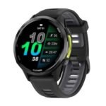 GARMIN Forerunner 970 Premium GPS Running Smartwatch Black/Translucent Whitestone Band 10-02969-10