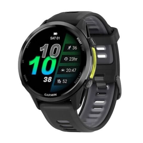 GARMIN Forerunner 970 Premium GPS Running Smartwatch Black/Translucent Whitestone Band 10-02969-10