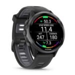 GARMIN Forerunner 970 Premium GPS Running Smartwatch Black/Translucent Whitestone Band 10-02969-10 view 3