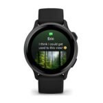 GARMIN Vivoactive 6 GPS Smartwatch Slate with Black Band 10-02985-00 view 2