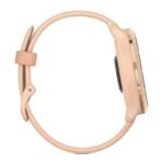 GARMIN Vivoactive 6 GPS Fitness Smartwatch Metallic Pink Dawn with Pink Dawn Silicone Band 10-02985-03 view 2