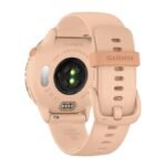 GARMIN Vivoactive 6 GPS Fitness Smartwatch Metallic Pink Dawn with Pink Dawn Silicone Band 10-02985-03 view 3