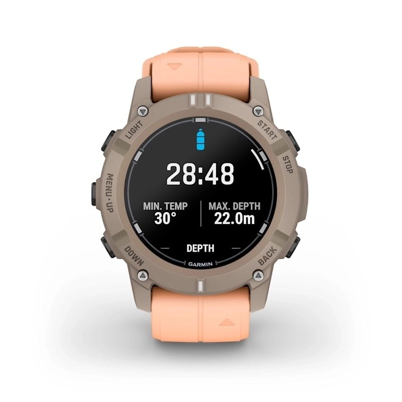 GARMIN Descent G2 Dive Computer Smartwatch Paloma with Shell Pink Band 10-02986-01 view 3