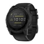 GARMIN Tactix 8 Solar Elite Tactical GPS Smartwatch Black with Black Silicone Band 51mm 10-03407-11