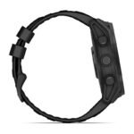 GARMIN Tactix 8 Solar Elite Tactical GPS Smartwatch Black with Black Silicone Band 51mm 10-03407-11 view 2