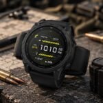 GARMIN Tactix 8 Solar Elite Tactical GPS Smartwatch Black with Black Silicone Band 51mm 10-03407-11 view 4