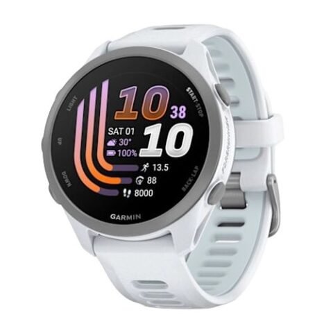 GARMIN Forerunner 170 Music GPS Running Smartwatch Whitestone with Whitestone/Cloud Blue Band 10-03920-11