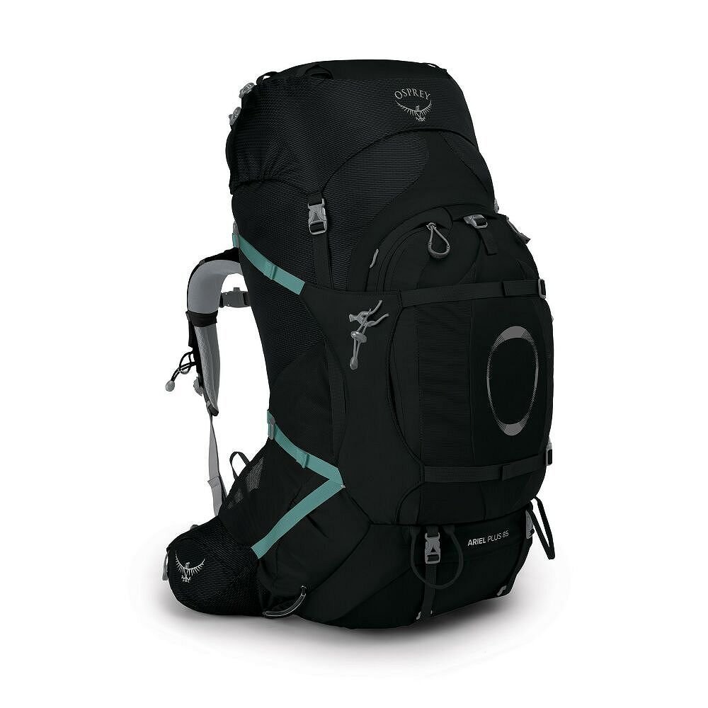 Osprey Ariel Plus Women’s Backpacking Backpack 85L Black view 2