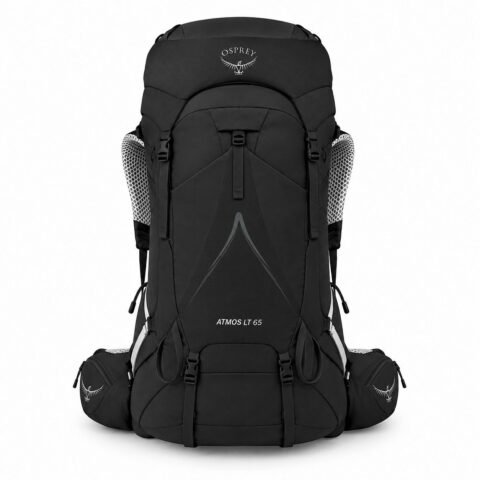 Osprey Atmos AG LT Lightweight Men’s Backpacking Backpack 65L Black L/XL