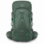Osprey Aura AG LT Women’s Backpacking Backpack 50L Koseret/Darjeeling Spring Green M/L 10004694