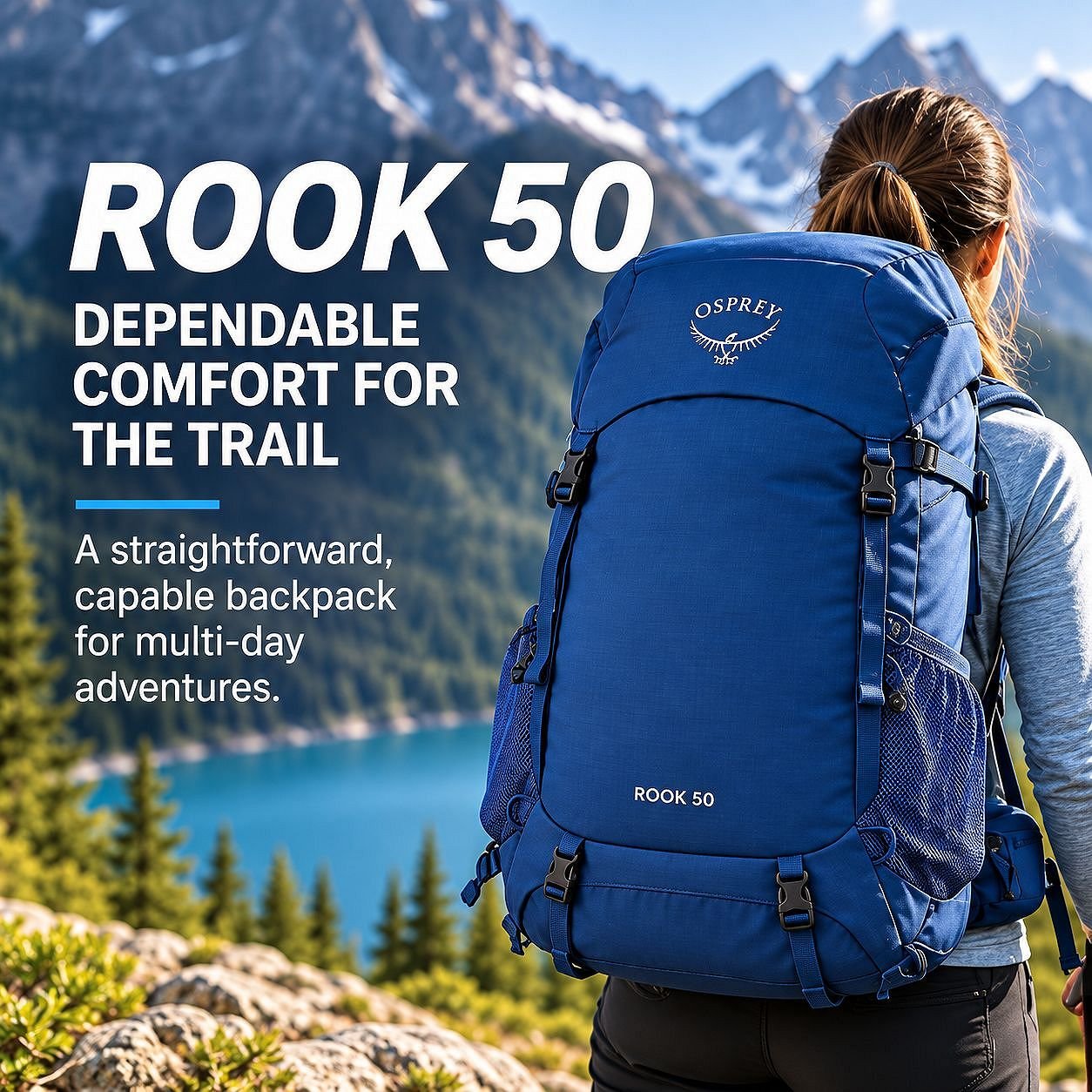 Osprey Rook Backpacking Backpack view 4