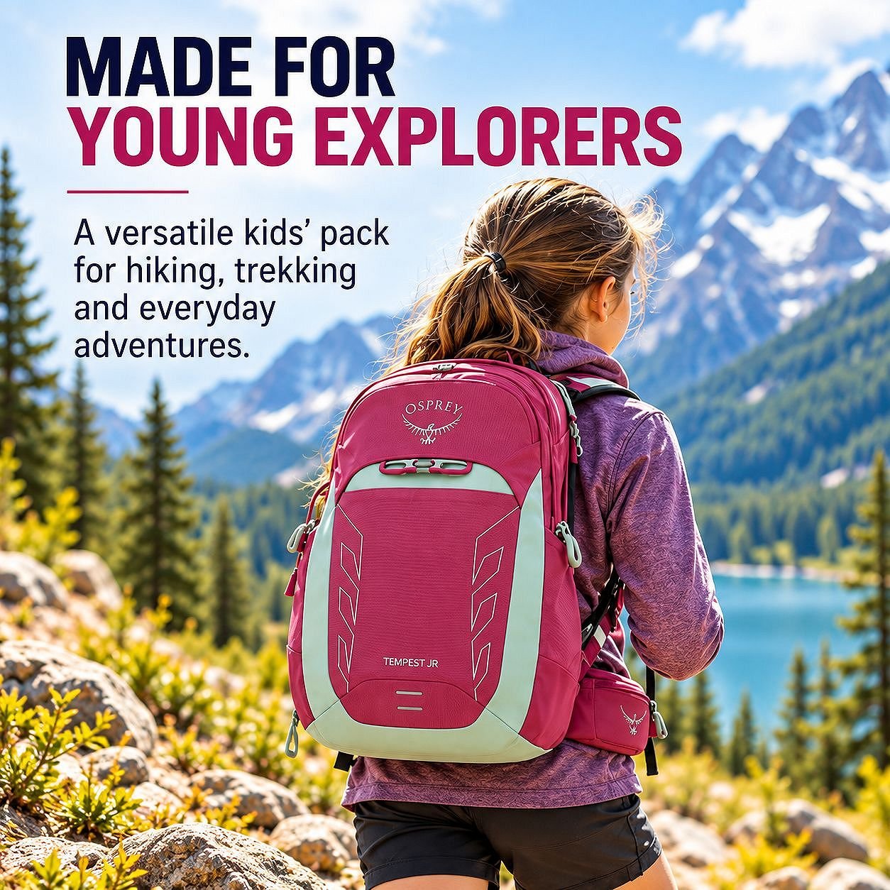 Osprey Tempest Jr Children’s Hiking Backpack view 4