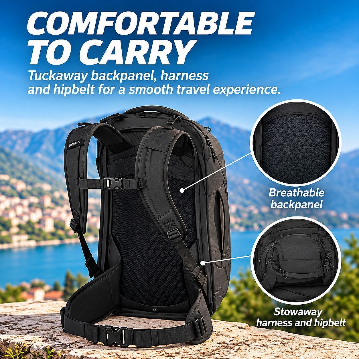 Osprey Farpoint Men’s Carry-On Travel Pack view 4