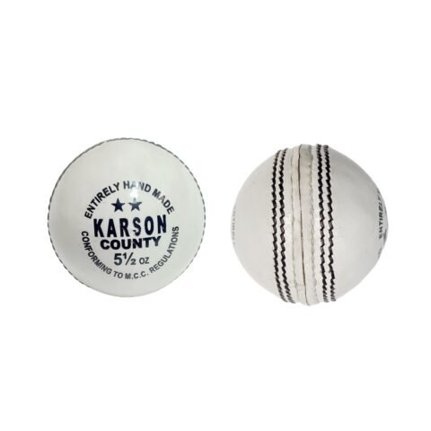 Karson Leather White Cricket Ball