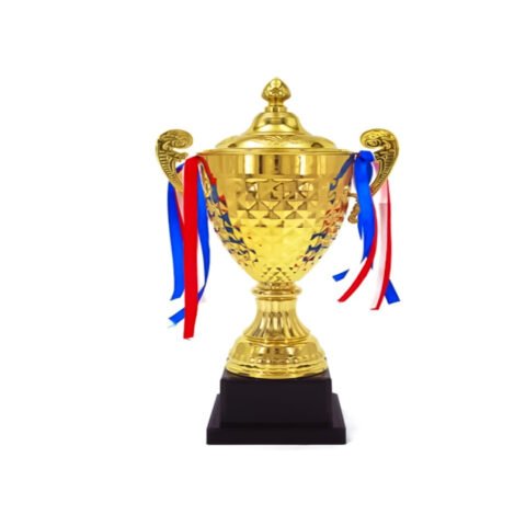 Gold Trophy Cup H 37CM X2A