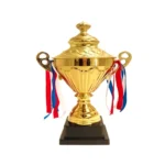 TROPHIES GOLD H 35CM 1908D - image 2