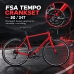 Fuji Sportif 2.3 Road Bike Red view 4
