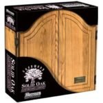 Harrows JE12 Dart Board Cabinet Sherwood Solid Oak 12010016-101 view 2