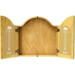 Harrows JE12 Dart Board Cabinet Sherwood Solid Oak 12010016-101
