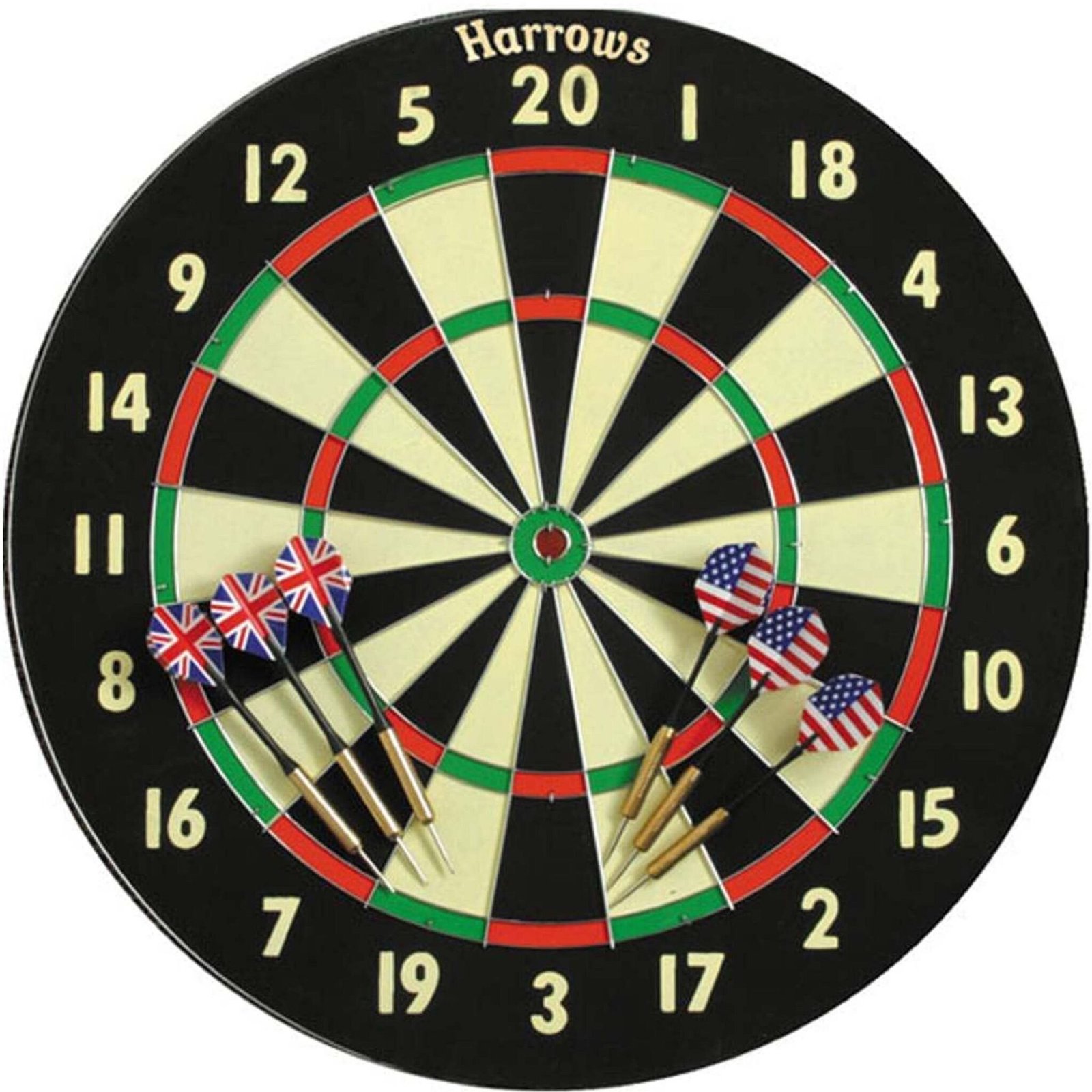 Harrows JE08D Bristow Family Dart Game Board 12020051-101