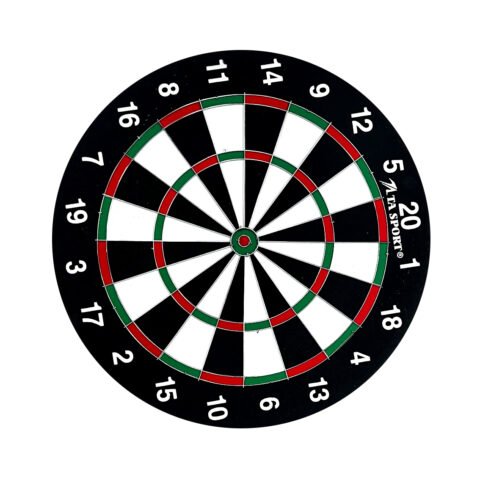 Ta Sports Paper Dartboard Sj-18324 With 2 Sides Game / 6Darts
