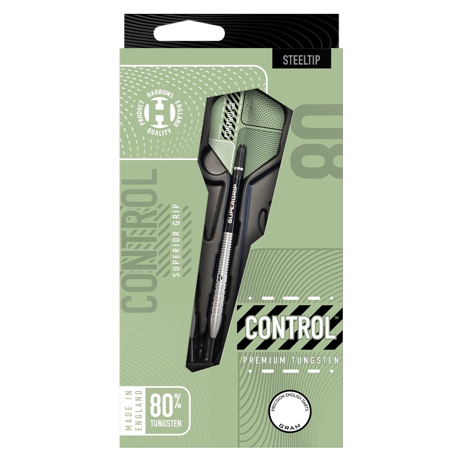 Harrows Control 80% Premium Tungsten Tapered Steel Tip Darts view 4
