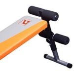 LivePro Fitness Sit-Up Bench LS1201 Orange + Gray 13010283-101 view 2