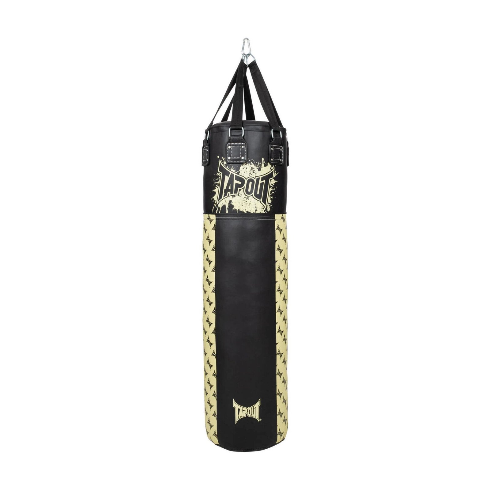 Tapout Artificial Leather Pouch Boxing Bag Black/Ecru 150cm 14060230-101