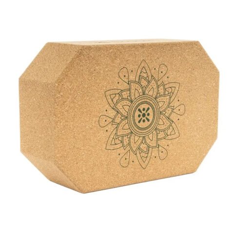 BLOOM Yoga Block LB7122 Natural Cork
