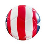 Joerex Captain American PU Soccer Ball Size 5 JMAB19042-T Red Blue White - image 2