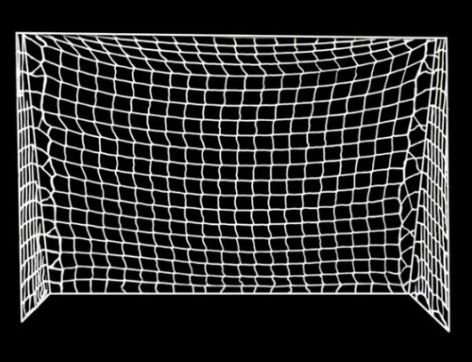 7-A-Side Soccer Goal Net Pair 4 x 2 Meter Polypropylene Football Net