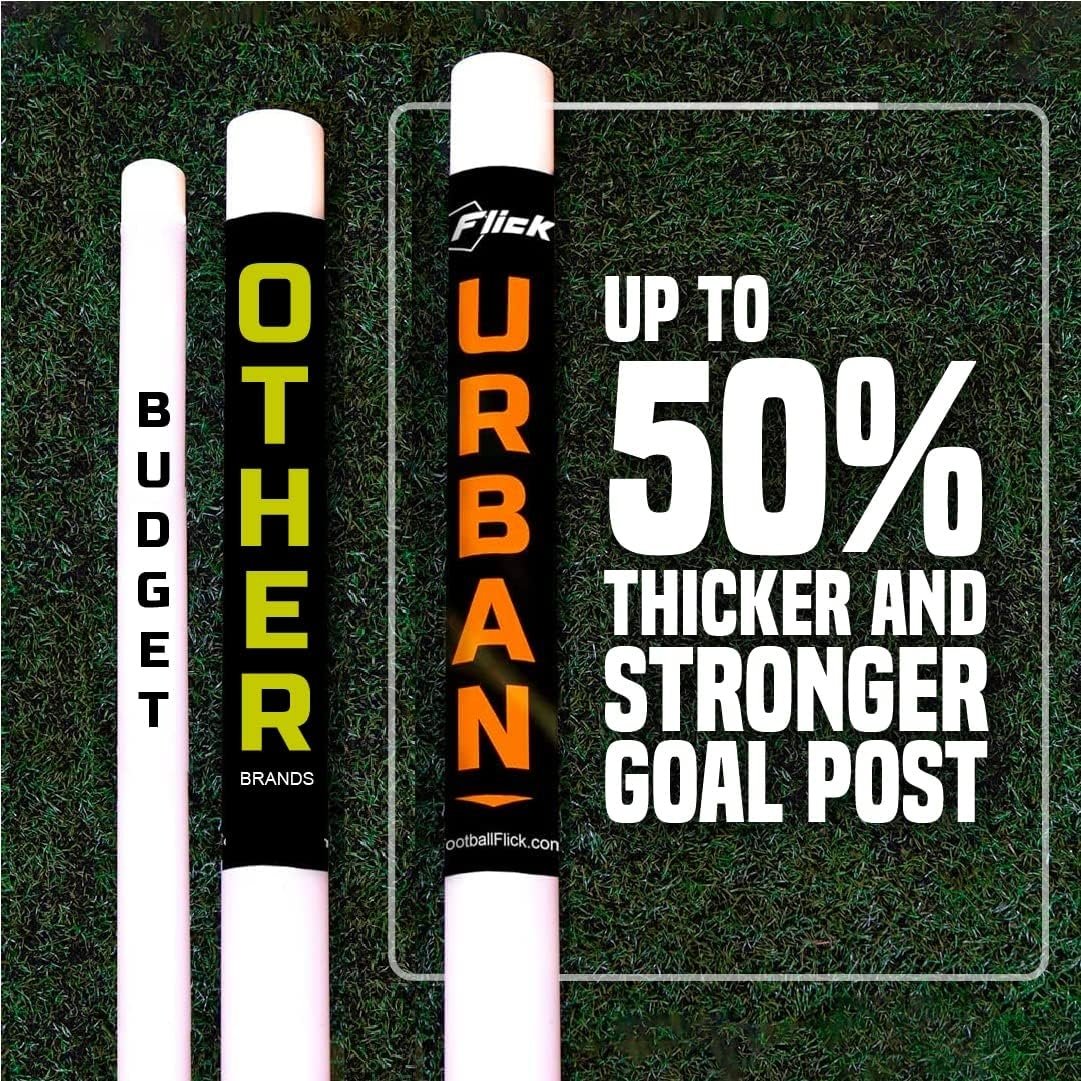 Flick FFG325 Urban uPVC Football Goal with UV-Treated Net 3ft x 2.5ft 15060164-101 view 3