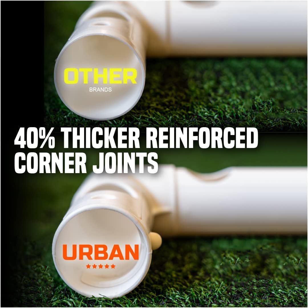 Flick FFG325 Urban uPVC Football Goal with UV-Treated Net 3ft x 2.5ft 15060164-101 view 4
