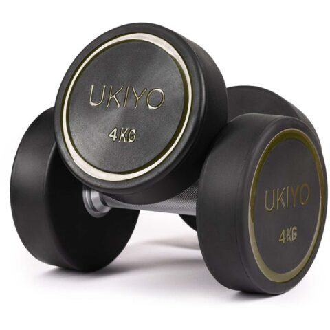 Ukiyo Rubber Round Dumbbells Pair