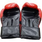 LivePro Boxing Gloves Durable PU Leather Sparring Gloves Red/Black 14 Oz 20080125-101 view 4