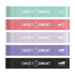 Sports Research Sweet Sweat Mini Resistance Bands 5 Levels Latex Loop Exercise Bands 23249011286