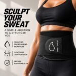 Sports Research Sweet Sweat Pro Series Waist Trimmer Black view 4